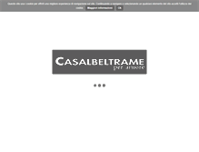 Tablet Screenshot of casalbeltrameonline.it